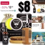 Valentines Day Gifts for Men – Beard Grooming Kit with Beard Oil Beard Balm Beard Brush Beard Comb Beard Scissor – Men Stocking Stuffers – Mens Gifts – Gifts for Men Dad Him Boyfriend Husband Brother