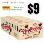 WHOPPERS Malted Milk Balls Candy Boxes