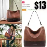 Wrangler Hobo Bags for Women Vegan Leather Top Handle Shoulder Purses and Handbags