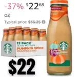 12 Starbucks Frappuccino Pumpkin Spice