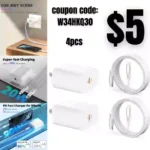 4pack iPhone Charger Fast Charging