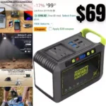88Wh Portable Power Station 24000mAh Camping Solar Generator(Solar Panel Not Included) Lithium Battery Power
