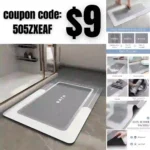 Bathroom Mat Rug Non Slip Super Absorbent Stain Resistant Quick Dry