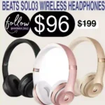 Beats Solo3 Wireless On-Ear Headphones – Apple W1 Headphone Chip, Class 1 Bluetooth, 40 Hours of Listening Time