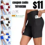 Board Shorts High Waisted Swimsuit Bottoms Cross Waist Beach Surf Swimwear with Pocket