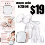 Breast Pump, BabyKing Electric Breast Pump with 3 Modes & 15 Levels, Pain Free Strong Suction Power Touch Panel High Definition Display