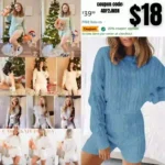 Casual 2 Piece Sweater Sets Long Sleeve Cable Knit Pullover Tops and Drawstring Shorts Sweatsuit Outfits