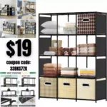 Cube Storage Shelf, Metal Storage Cubes Organizer Shelves, DIY Bookshelf Cubby Closet Storage Organizer Shelf