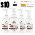 Dove Foaming Hand Wash Coconut & Almond Milk Pack of 4 Protects Skin from Dryness