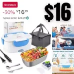 Electric Lunch Box 75W Heated Lunchbox,ood Heated Lunch Box for Adults 3-in-1 12V 24V 110V for Car Truck Work