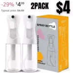 FIRUZA Continuous Spray Bottles For Hair,Ultra Fine Mist Sprayer