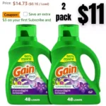 Gain + Aroma Boost Laundry Detergent Liquid Soap, Moonlight Breeze Scent, 45 Loads