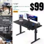 HUANUO Electric Standing Desk Adjustable Height