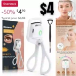 Heated Eyelash Curler,WU-MINGLU Electric Eyelash Curlers with Comb,USB Rechargeable Heated Eye Lash Curler