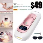 IPL Hair Removal for Women and Men, New Upgraded 999,900 Flashes Permanent Laser Hair Removal Device on Facial Legs Arms Armpits Body