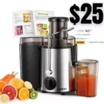 Juicer Machines, Aiheal Juicer Whole Fruit and Vegetables with 3 Speed Control, Centrifugal Juicer with Wide Mouth