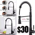 Kitchen Faucet Oil Rubbed Bronze Commercial Kitchen Sink Faucet with Pull Down Sprayer Kitchen Faucet Bronze with Deck Plate Single Handle
