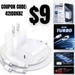 LISEN for iPhone Charger,2 Pack 20W for iPhone 15 pro max Charger