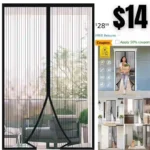 Magnetic Screen Door, Screen Door Mesh,Door Screen Magnetic Closure for Patio Door