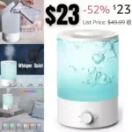 MegaWise Top Refill 7-colour Night light humidifier for Kid bedroom with 3.5L Large Capacity