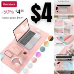 MoKo Desk Mat, Dual-Sided Office Desk Pad Waterproof, Large Protector Mouse Pad for Keyboard and Mouse