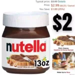 Nutella Hazelnut Spread With Cocoa For Breakfast