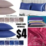 Pillowcase Satin Pillowcase for Hair and Skin, Set of 2