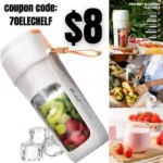 Portable Mini Blender For Shakes and Smoothies, USB Rechargeable