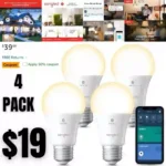 Sengled Alexa Light Bulbs, 75W Equivalent, S1 Auto Pairing with Alexa Devices, Smart Light Bulb that Work with Alexa, Bluetooth Mesh Smart Home Lighting