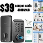 Smart Locks for Front Door, 4-in-1 Keyless Entry Door Lock, Digital Fingerprint Door Lock