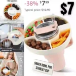 Snack Bowl for Stanley Cup – Silicone Snack Ring For Stanley Cup
