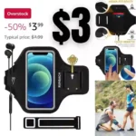 Sweatproof Running Exercise Gym Bag with Card Slot