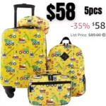 Travelers Club 5 Piece Kids Luggage Set