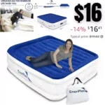 Twin Air Mattress with Built in Pump – 13 Luxury Size Self-Inflating Blow Up Mattress with Neck Support
