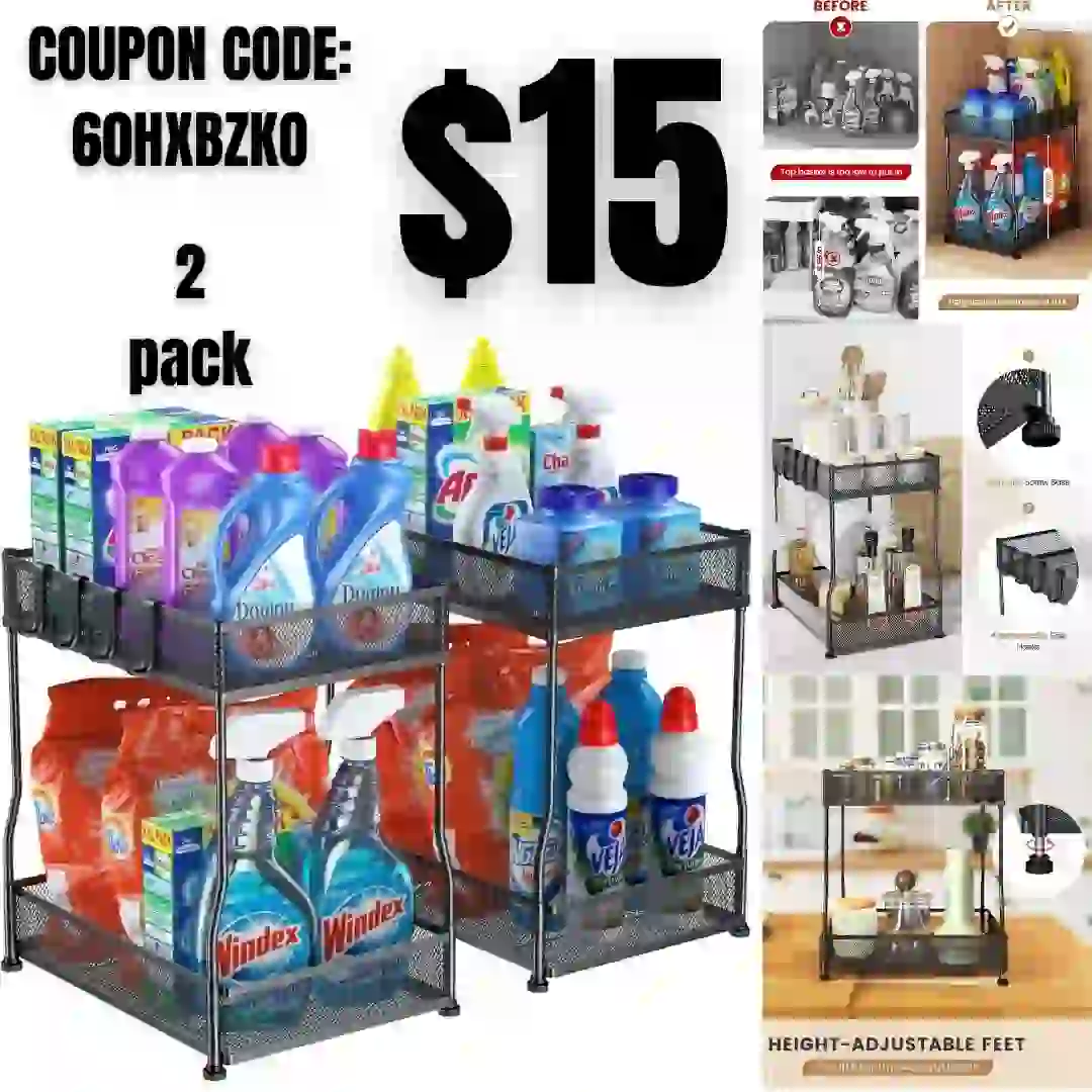 Olafus Work Light Rechargeable, 2000LM Portable Work Lights, 360 Rotation Folding Light with Stand