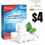 Vacplus Toilet Bowl Cleaner Tablets 12 PACK