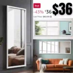 Wall Mounted Mirror, Full Length Mirror