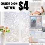 Window Privacy Film, Decorative Window Clings, UV Blocking Window Coverings Static Cling Non Adhesive Door Stickers