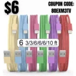 iPhone Charger, 6Pack