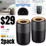 2 Pack TPLMB Air Purifiers for Bedroom