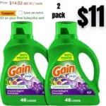 2pack Gain + Aroma Boost Laundry Detergent Liquid Soap