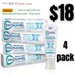 4pack Sensodyne Pronamel Intensive Enamel Repair Toothpaste for Sensitive Teeth and Cavity Protection