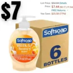 6pack Softsoap Moisturizing Liquid Hand Soap, Milk and Honey