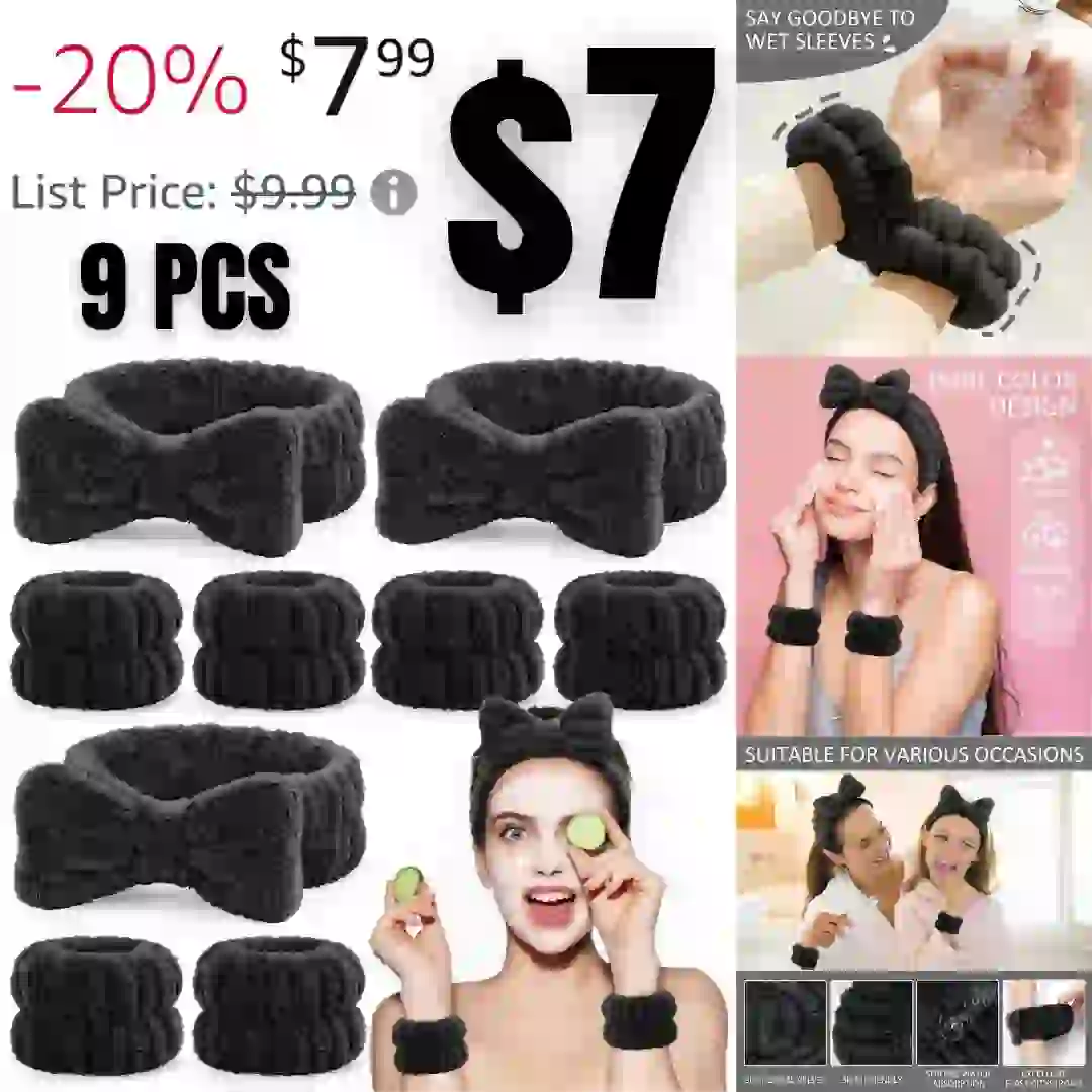 Vanity Mirror with Lights, Tabletop Makeup Mirror with 9 LED Lights Smart Touch Control 3 Colors Light