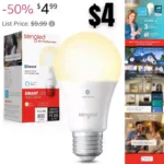 Alexa Light Bulb, S1 Auto Pairing with Alexa Devices, Warm Smart Light Bulbs, Bluetooth Mesh Smart Home Lighting