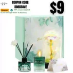 Birthday Gifts for Women, Rose Flower Gifts for Women, Women Gifts for Christmas, Mothers Day Valentines Day Gifts for Her Wife Mom Grandma Aunt Sister Set for Women