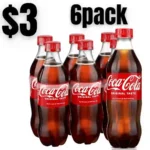 Coca-Cola Soda Soft Drink, 16.9 fl oz, 6 Pack