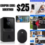 Doorbell Camera Wireless with Chime, WiFi Video Doorbell
