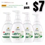 Dove Foaming Hand Wash Aloe & Eucalyptus Pack of 4