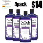 Dr Teal’s Foaming Bath with Pure Epsom Salt, Soothe & Sleep with Lavender